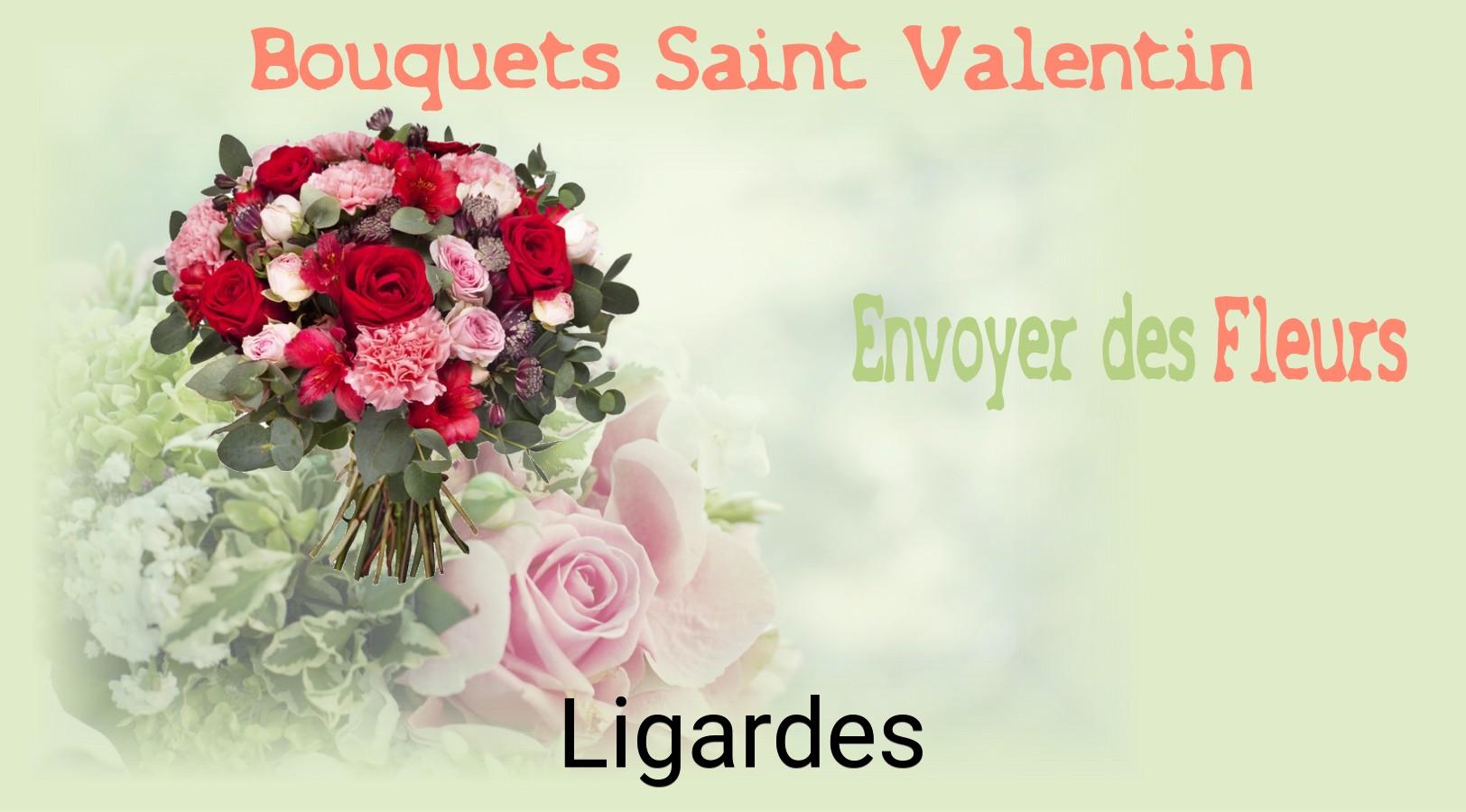 Roses de Saint-Valentin livrées à Ligardes